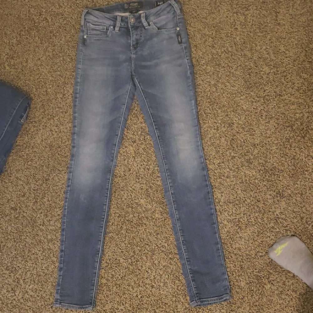 Silver AIKO Skinny Jean Jeggings